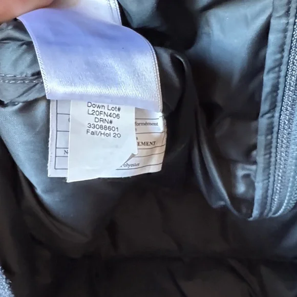 Eddie Bauer Men's Dark Gray Puffer Jacket - Picture 4 of 5